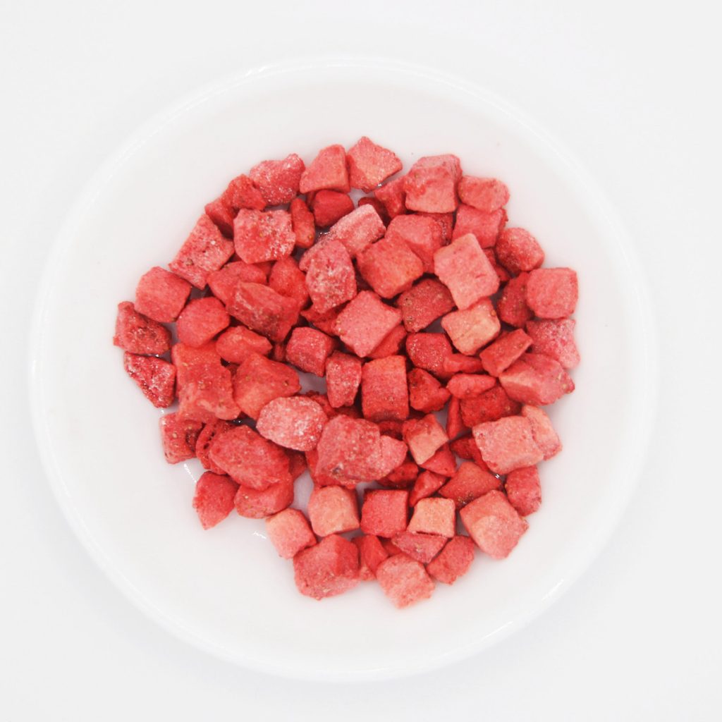 FreezeDried Diced Strawberries VFD Food Freeze Dried Fruit