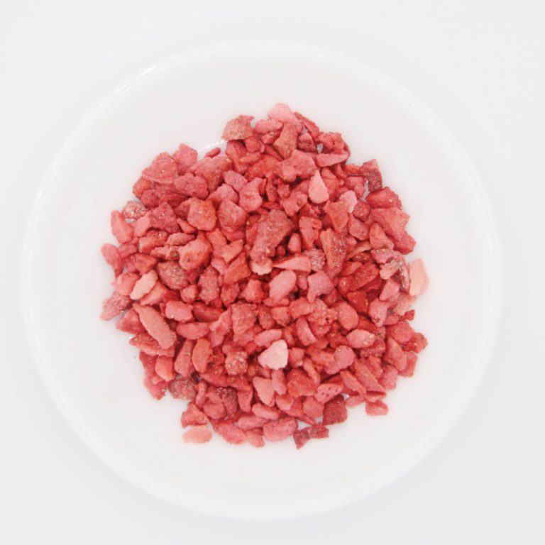 FreezeDried Strawberries Granules VFD Food Freeze Dried Fruit