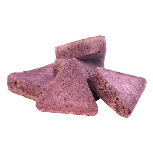 Freeze-Dried Rice Crackers (Blueberry)