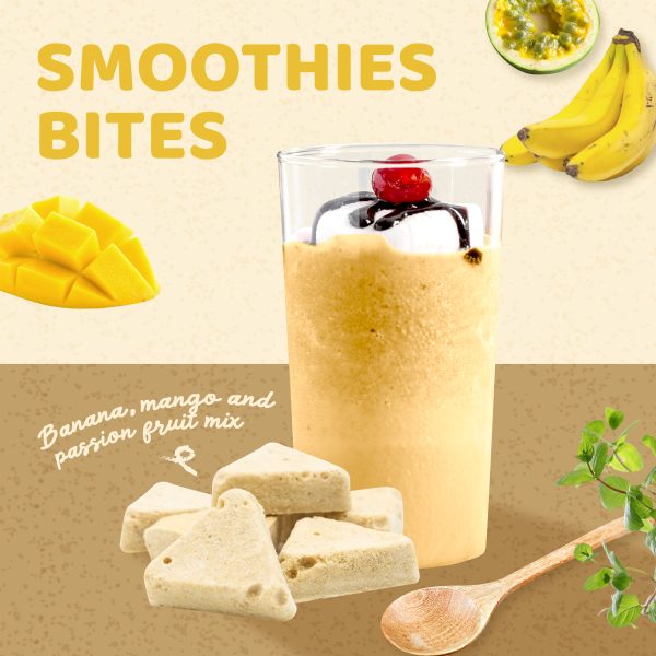 Freeze-Dried Banana Mix Smoothie Bites