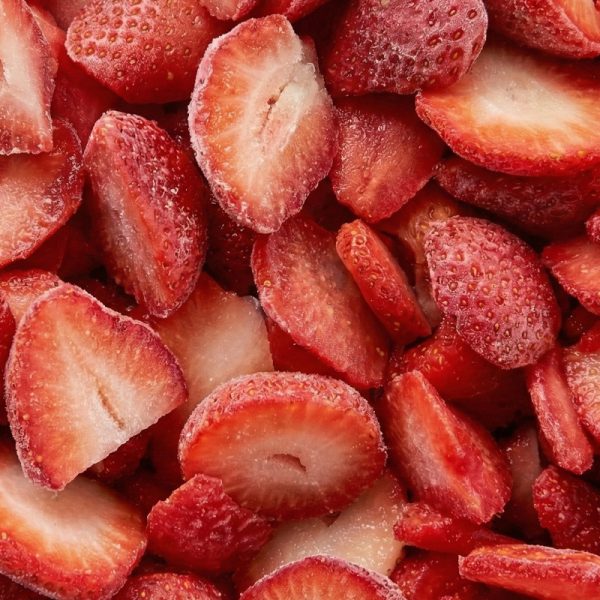 IQF Frozen Sliced Strawberries
